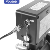 Shelok meteran aliran Gas Digital cerdas, meteran aliran Gas Lpg, meteran aliran minyak bumi butana Digital dengan Output denyut