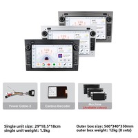 Système de navigation de voiture Opel Android 7 pouces Style original Contrôle central Grand écran GPS Image inversée Machine tout-en-un