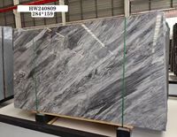Grande dalle de marbre gris florentin de luxe, qualité supérieure, écologique, durable, imperméable, design moderne pour cuisine et salle à manger