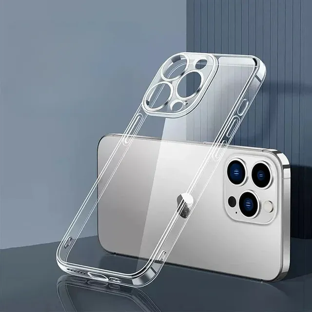 Ultra Thin Clear Phone Case for iPhone 16 Pro Max Soft TPU Silicone Cases Back Cover for IPhone 16Plus 16Pro Protective Shell