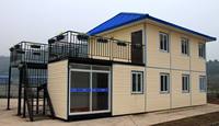 Très Grande Maison Mobile Pliable en Acier Préfabriquée Hôtel Camping Maison Pliable Pliable-Conteneur-Maison