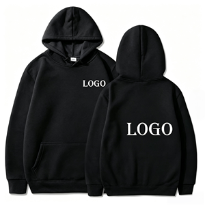 Custom Logo Hooded <b>Pullover</b> Hoodies Sweatshirts Printing Plain Knitted Polyester/Cotton Windproof Sublimated Blank <b>Men</b> Clothing - Product Image 1