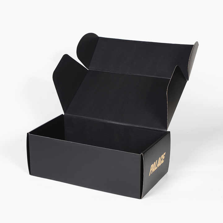 Recycled Large Black Cardboard Paper Mailing Packaging Box