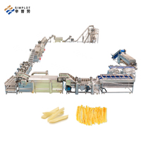 Machine à découper les frites Simplot à grande échelle entièrement automatique 2000 kg/h à vendre