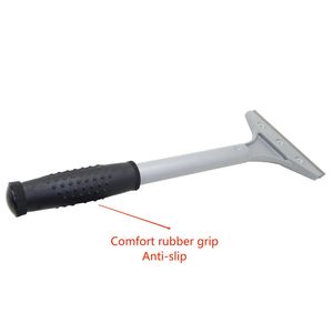Hoja de acero RX0106, cuchillas fijas, mango de Metal de 12 pulgadas de longitud, agarre de goma, herramienta de limpieza para eliminación de manchas duras, raspador profesional para patio - Product Image 4