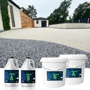 Plancher en pierre de résine époxy perméable à prix d'usine pavage d'allée de gravier lié Poul de natation pour le plancher de pierre de galets - Product Image 2