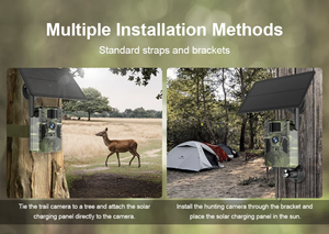 Ubox 2K 4G Năng Lượng Mặt Trời Di Động Đường Mòn Máy Ảnh Ngoài Trời Săn Bắn Đường Mòn Cam GPS Định Vị PIR Chuyển Động Kích Hoạt 0.2S Kích Hoạt Thời Gian Kích Hoạt - Product Image 6