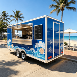 Mobile Restaurant Bakery Food Truck Trailer With Ovens Food Truck Trailer Commercial Kitchen Bubble Tea Food Truck - Product Image 5
