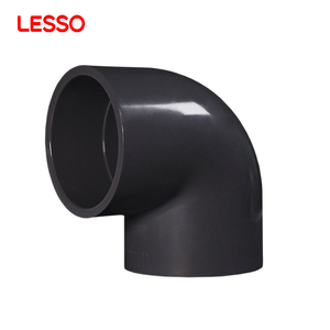 LESSO Tube d'eau en plastique écologique ASTM Standard Schedule <span class=keywords><strong>80</strong></span> <span class=keywords><strong>Pvc</strong></span> Pipe Fitting 90 Degree Elbow Fittings - Product Image 3
