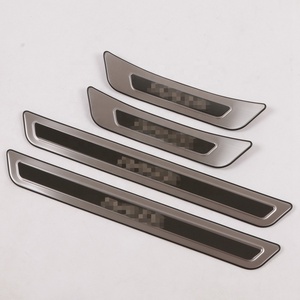 WZXD - Protectores de Umbral de Puerta de Acero Inoxidable para Automóviles, Accesorios Exteriores para 2021 - Product Image 5