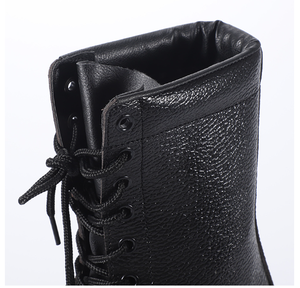 Botas Largas de Cuero Vacuno de Grano Completo HBL0105 con Puntera Reforzada y Diseño Táctico - Product Image 6