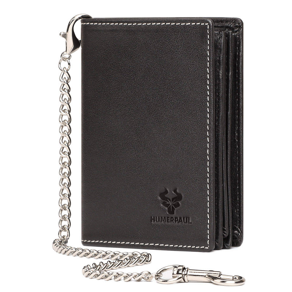 HUMERPAUL Chain Wallet for Men Anti-Lose RFID Blocking - Main Image