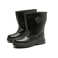 Chaussure de sécurité industrielle à bout en acier Bottes de sécurité industrielle pour hommes résistantes à l'huile à coupe haute