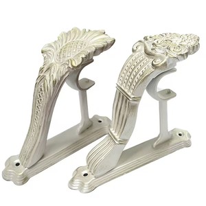Braket Dinding Tiang Gorden Besi Art Deco, Tugas Berat, Lapisan Elektroplating & Powder Coating, Panjang Dapat Disesuaikan, Modern, Langsung dari Pabrik - Product Image 2