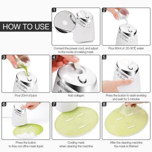 Mascarilla Facial automática de colágeno, máquina para hacer mascarillas con voz inteligente, DIY, para frutas y verduras - Product Image 4