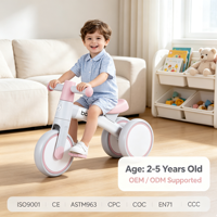 Bicicletta Senza Pedali per Bambini Durevole, Leggera e di Alta Qualità, Adatta per Bambini da 1 a 4 Anni