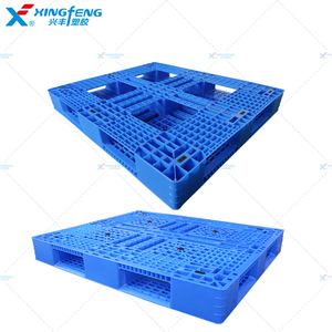 Nhiệm Vụ Nặng Nề Tái Chế Nhựa <span class=keywords><strong>Pallet</strong></span> Euro Phong Cách Đôi Phải Đối Mặt 4-Cách Nhập Stackable Nhựa <span class=keywords><strong>Pallet</strong></span> 1300*1100*150 Mm Cho Bán - Product Image 4