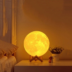 Lámpara Lunar, Lámpara Galaxia, 16 Colores LED, Luz Lunar 3D, Lámpara <span class=keywords><strong>de</strong></span> <span class=keywords><strong>Lava</strong></span>, Control Remoto y Táctil, Luz Nocturna Ambiental, Regalos para Niñas, Niños y Adolescentes - Product Image 5