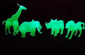 Animaux personnalisés qui brillent dans le noir, petits jouets en PVC - Product Image 6