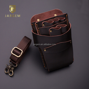 Bajo MOQ Tijeras para el cabello Bolsa Personalizada Tijeras para el cabello Funda Cuero Herramientas para peinar el cabello Bolsas - Product Image 2