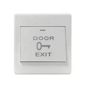 Interruptor de toque 12V para abertura de porta, botão de saída para sistema de controle de acesso, interruptor de pressão