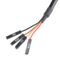 Adaptor Serial USB ke TTL 232R dengan Chip FTDI, Kabel Dupont 4 Pin, Tingkat Logika 3.3V/5V yang Dapat Diubah, Modul Konverter Serial USB