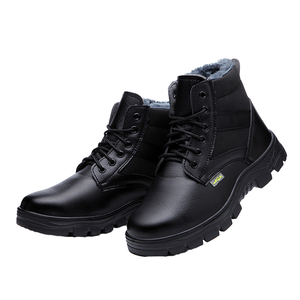 Chaussures de sécurité anti-perforation en PU, résistantes à l'huile, à la mode, avec empeigne en microfibre noire, embout en acier, pour hommes, été, directement de l'usine - Product Image 1