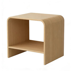 Table d'appoint moderne avec étagère ouverte, table de chevet, meuble de rangement pour chambre à coucher, salon, couloir, entrée - Product Image 6