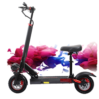 Trottinette électrique M4 pour adultes, trotinette pliante puissante à deux roues avec gros pneu tout-terrain en alliage d'aluminium