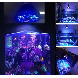 شاشة ليد بطيف كامل إضاءة المربى المائي Par38 تنمو مصباح الأسماك خزان لمبة الشعاب المرجانية الأسماك المياه المالحة نانو خزان مصنع الإضاءة