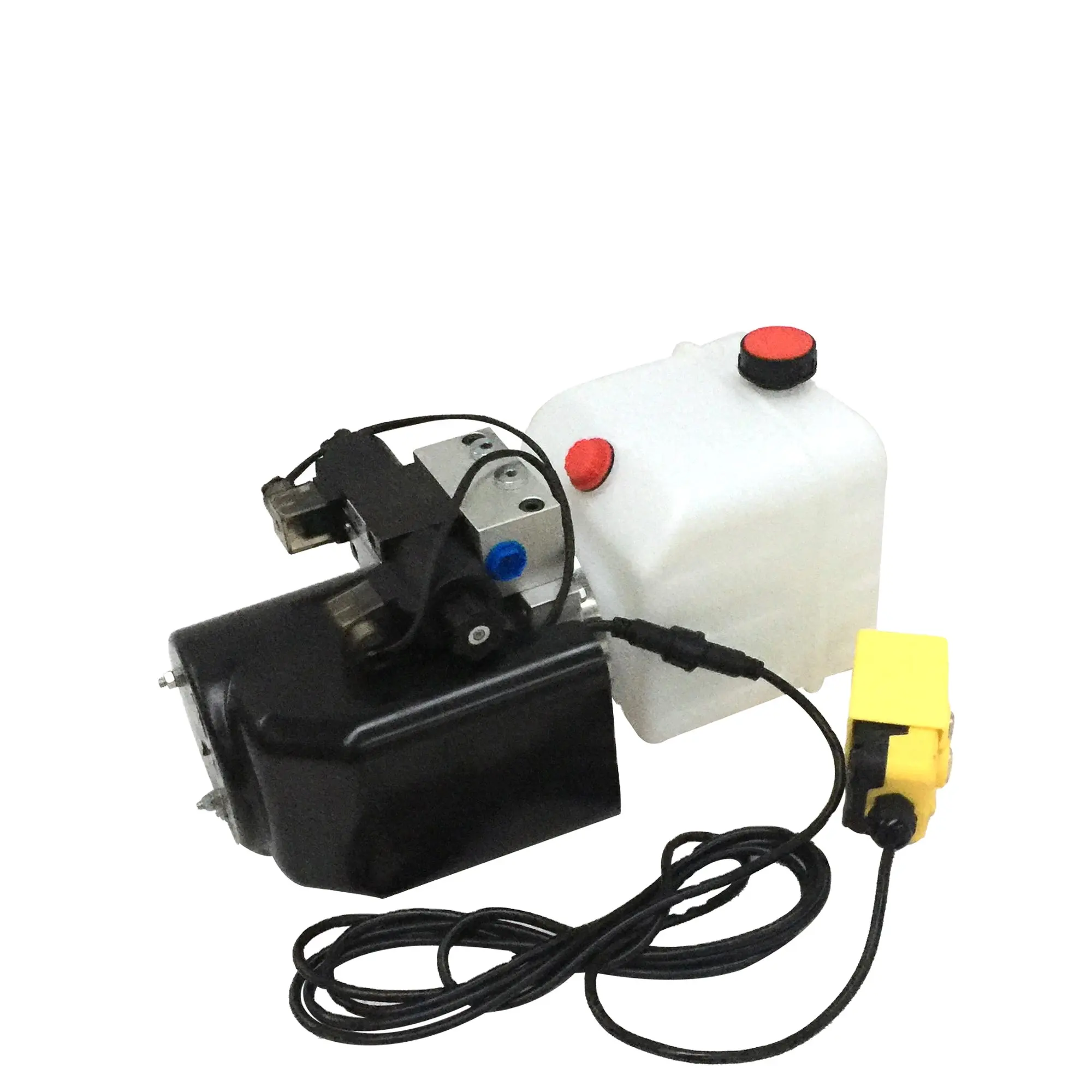Boqun 12V 10 Quart 플라스틱 공기통 덤프 트레일러를 위한 두 배 임시 전기 유압 펌프