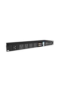 PDU <span class=keywords><strong>Ethernet</strong></span> per Rack 4 Porte 10A Standard Nazionale, Unità di Distribuzione Elettrica Intelligente con IO MQTT SNMP MODBUS - Product Image 3