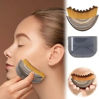 Brosse de massage lymphatique ergonomique pour le visage avec logo personnalisé, brosse sèche pour le drainage lymphatique