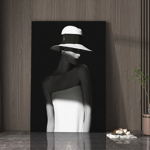 Thời trang sáng tạo nữ tính trang trí phòng khách hiện đại Khung tranh Tranh treo tường nghệ thuật lớn - Product Image 3