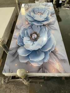 Customized 3D Printed PVC UV Board 1220*2440MM Waterproof Marble Sheet for <strong>Interior</strong> for Villa Bedroom Bathroom Living Room <strong>Hall</strong> - Product Image 5