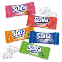 Chewing-gum sans sucre personnalisé avec logo/arôme, à la menthe/xylitol, à la saveur fruitée, halal, avec centre liquide, à base de confiture