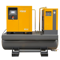 Vis d'air de compresseur 10hp 20hp 30hp 8bar 10bar 7.5kw 11kw 15KW 22KW 300l 500L machine de compresseur d'air