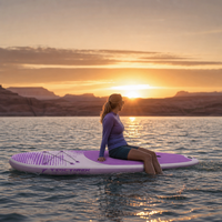 Ensemble de planches de SUP tout-en-un pour débutants, sac étanche pour téléphone, capacité de charge de 400 kg, durable pour les eaux intérieures, océaniques et la plage