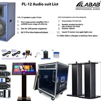 LABAB Haut-parleur professionnel de 12 pouces à diaphragme en titane et céramique, système audio haut de gamme pour karaoké à domicile, 4 ohms, style bar boutique