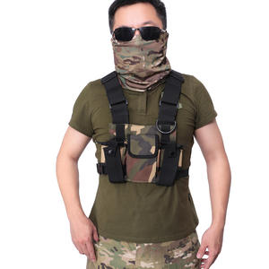 กระเป๋าใส่เครื่องส่งรับวิทยุแบบพกพา สายคล้องไหล่ สายรัดหน้าอกแบบยุทธวิธี สำหรับวิทยุสื่อสารแบบสองทาง  กระเป๋าใส่เครื่องส่งรับวิทยุแบบติดเสื้อ  กระเป๋าคาดหน้าอก  ซองใส่เครื่องส่งรับวิทยุ - Product Image 6