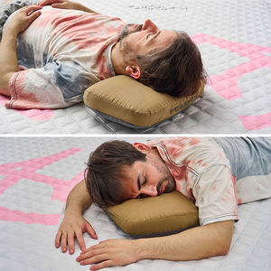 Oreiller en mousse à mémoire de forme douce et à récupération lente pour le camping en plein air, les voyages, soutien cervical portable pour la pause déjeuner - Product Image 4