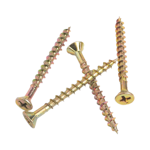 C1022a thép tự khai thác ốc vít màu vàng trắng kẽm thô đơn đôi phẳng đầu lớp 4.8 8.8 OEM inch hệ thống số liệu DIN - Product Image 3