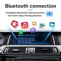 Untuk Seri MW 5 F10 Layar Sentuh 10.25" GPS Terintegrasi Navigasi Android Auto CarPlay Radio FM Kamera Mundur-Portabel