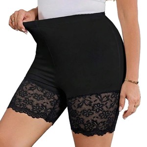 B641 Women's Breathable High-Rise Thin Lace <strong>Slip</strong> Shorts for Women <strong>Under</strong> <strong>Dresses</strong> Anti Chafing Breathable Boyshort Sexy Lingerie - Product Image 1