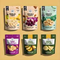 Sachet Doypack personnalisé imprimé avec trou de suspension et fermeture zip pour l'emballage alimentaire de fruits secs