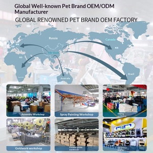 Passeggino <span class=keywords><strong>per</strong></span> Animali Domestici Petop con Telaio Robusto in Acciaio al Carbonio, Ruote Ammortizzate, Chiusura Rapida con Una Mano, Carrozzina da Viaggio <span class=keywords><strong>per</strong></span> Cani e Gatti, Grigio - Product Image 5