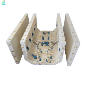 JHJD 플라스틱 슬래브 보드 방수 pvc 재사용 플라스틱 조정 가능한 건설 기둥 거푸집 공사 재사용 100 시간 - Product Image 2