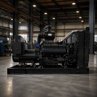 Générateur industriel 550 kW 687,5 kVA SDEC Diesel avec démarrage automatique ATS, contrôleur Deepsea, surveillance à distance pour centre de données, monophasé