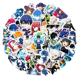 50 Pcs/bag Waterproof non-repeat Graffiti Sticker Pack Anime blue lock Stickers for Laptop Skate Decoration