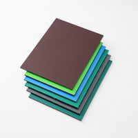 Panneau composite en aluminium brillant 4 mm, taille personnalisée, revêtement FEVE, couleur personnalisée, panneau ACM pour revêtement d'entrée de salle d'exposition